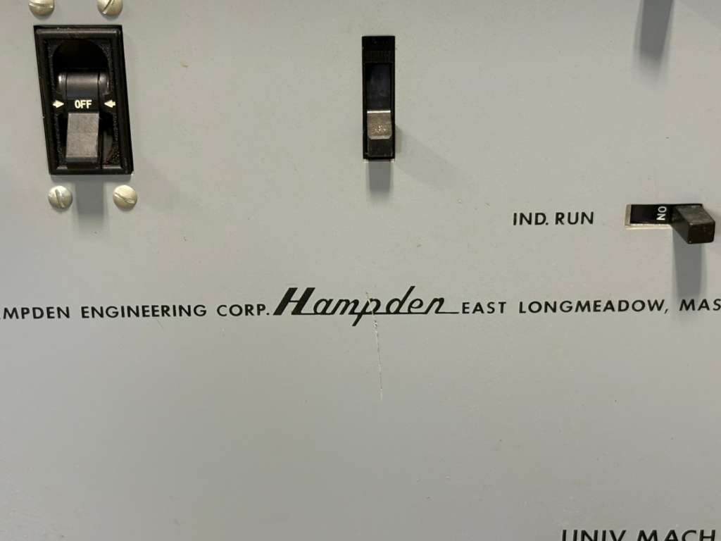 Hampden Engineering Universal Laboratory Machine DC Generator SEP EX Model 120