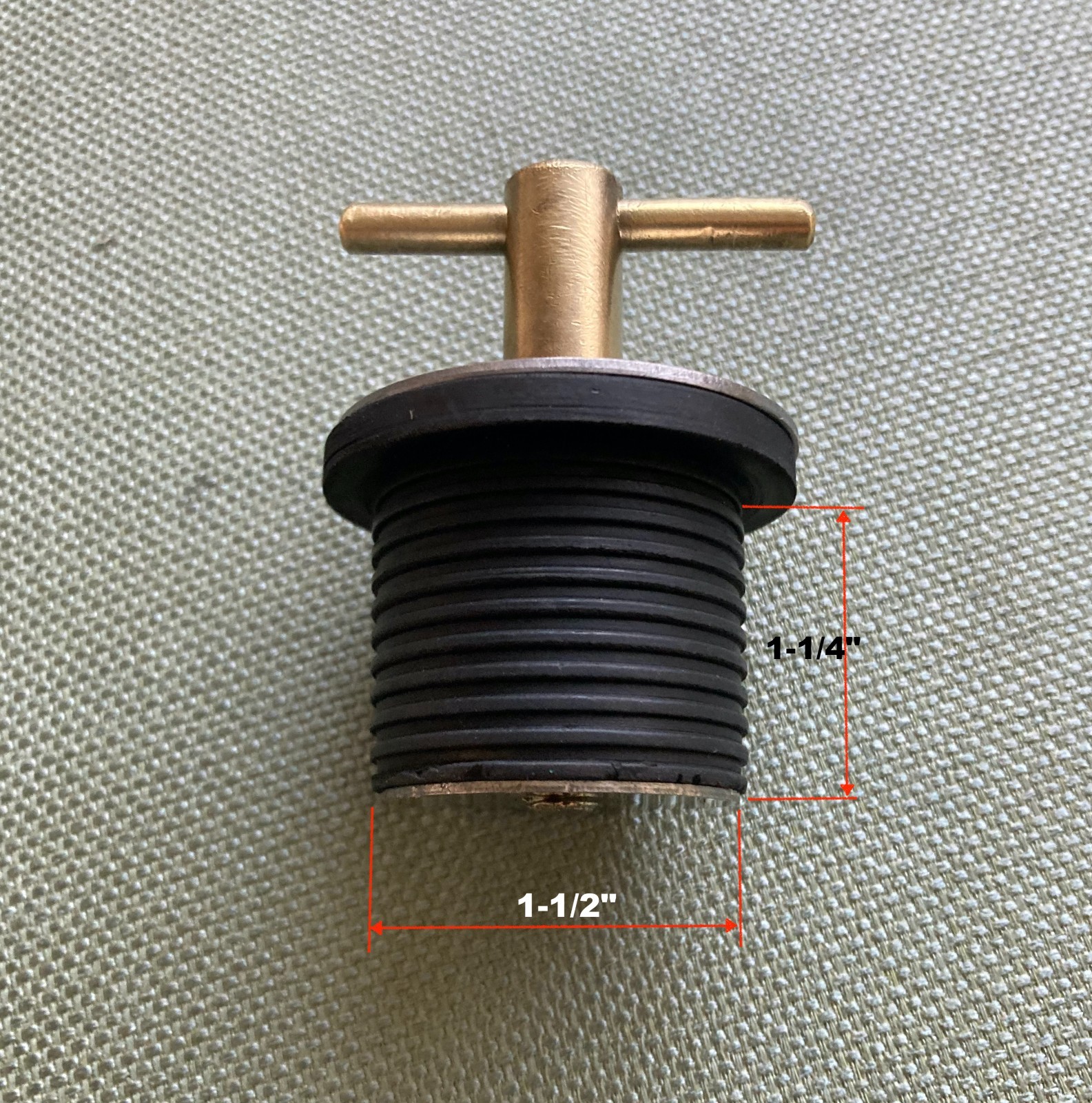 Shaw Plug 52403 Expansion Plug, T-Handle, 1-1/2 in diameter