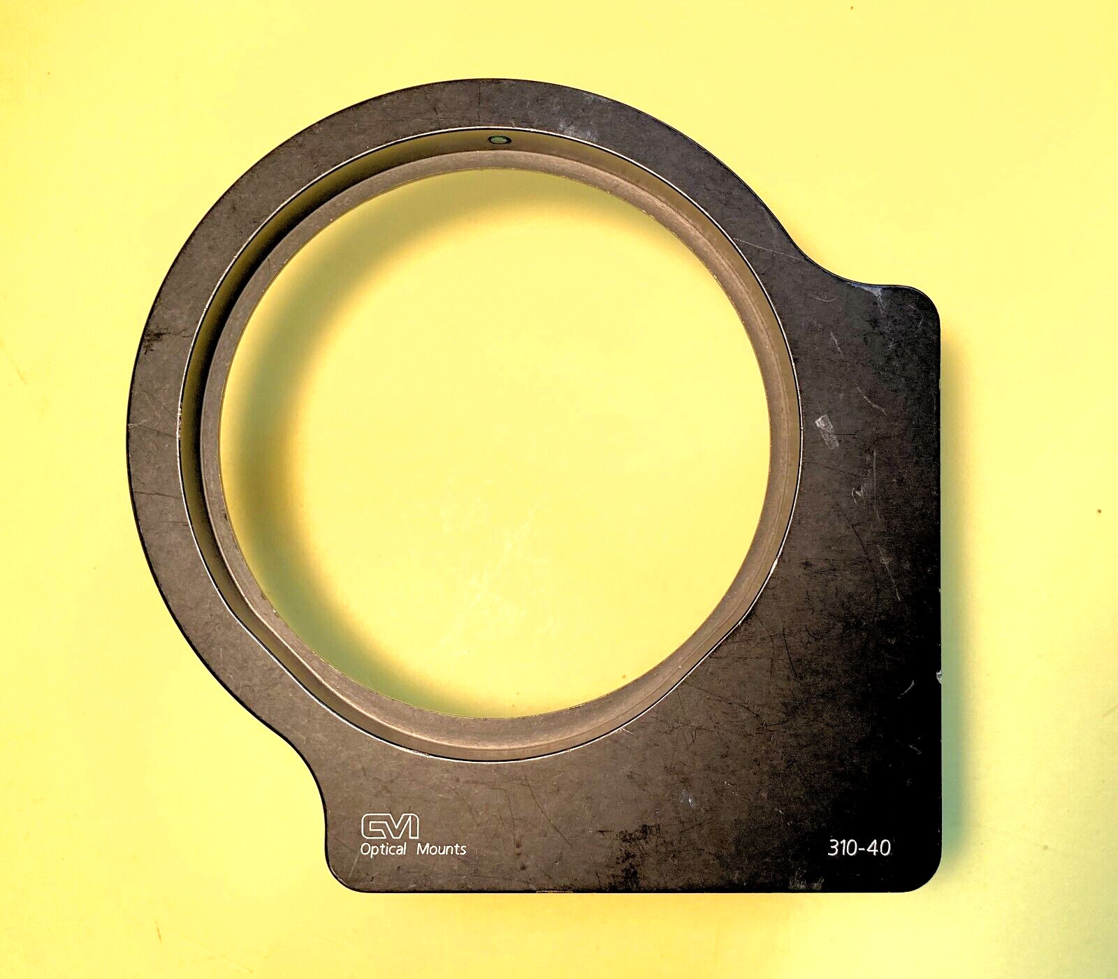 Set of CVI model 310-40 Optical mounts on bases with one UV lens