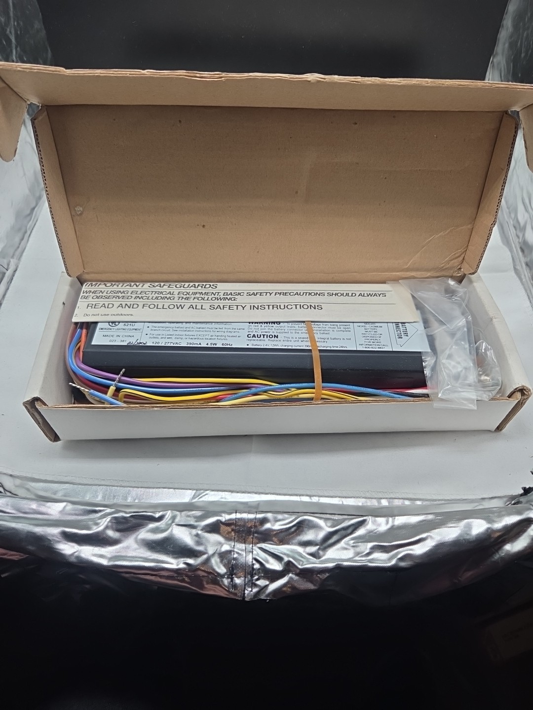 Cooper Lighting 2 FBP140X SURE-LITES Fluorescent Emergency Ballast 2 New Units.