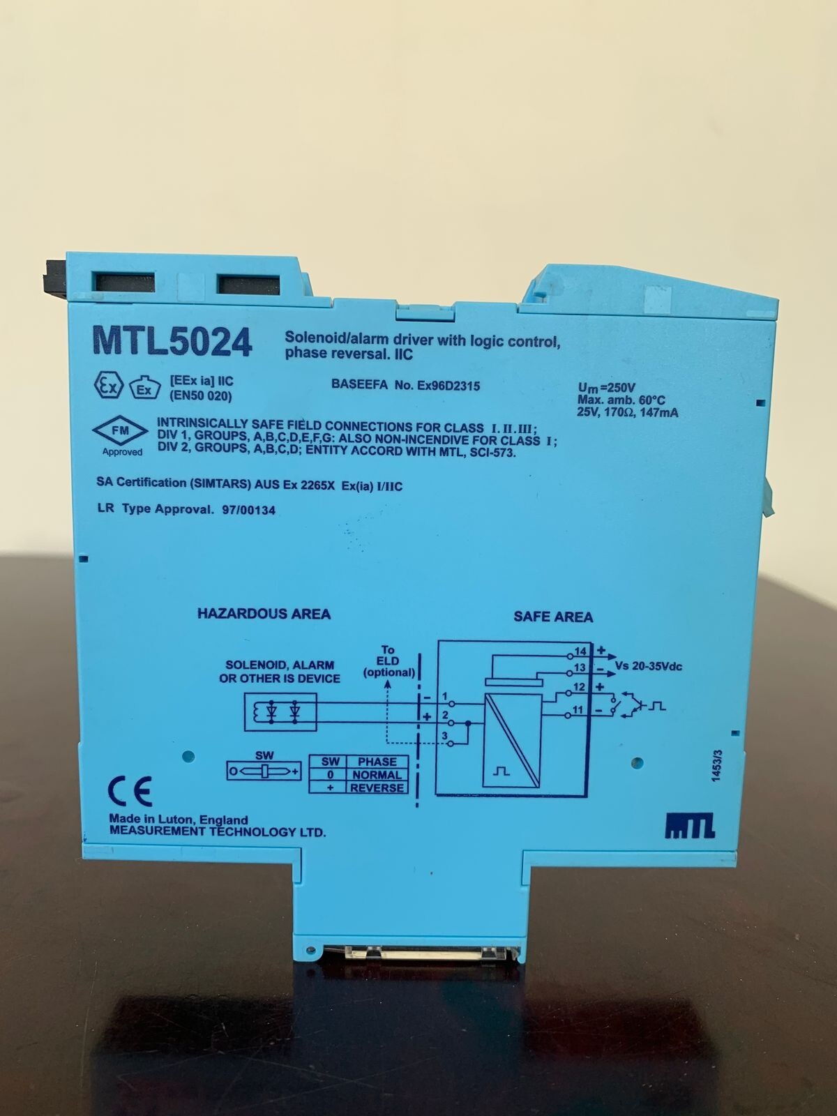 MTL / Solenoid/Alarm Driver with Logic Control / MTL5024