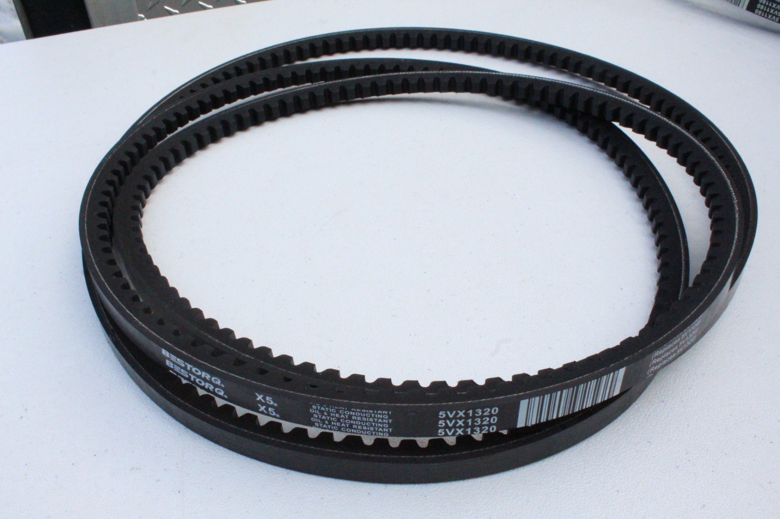 BESTORQ X5, 5VX1320 Clogged Industrial V-Belt 5/8″ x 132″