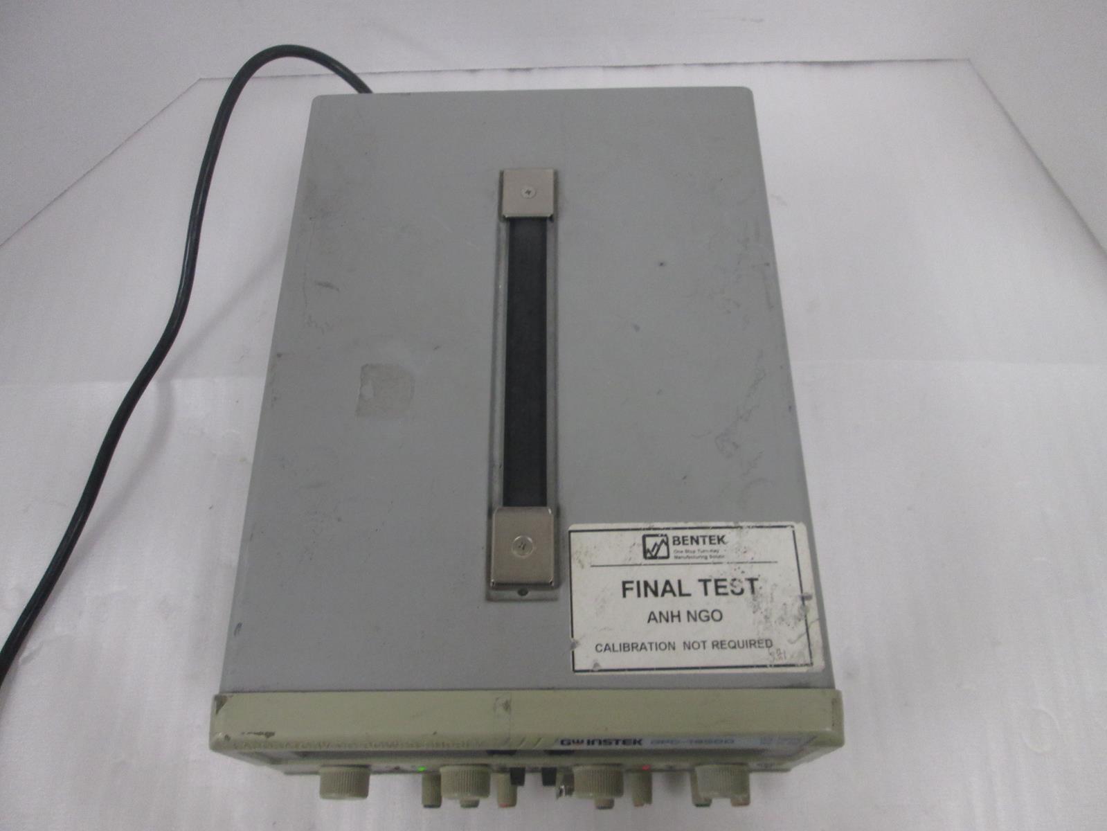 GW INSTEK GPC-18500 LABORATORY DC POWER SUPPLY DUAL TRACKING WITH 5V FIXD