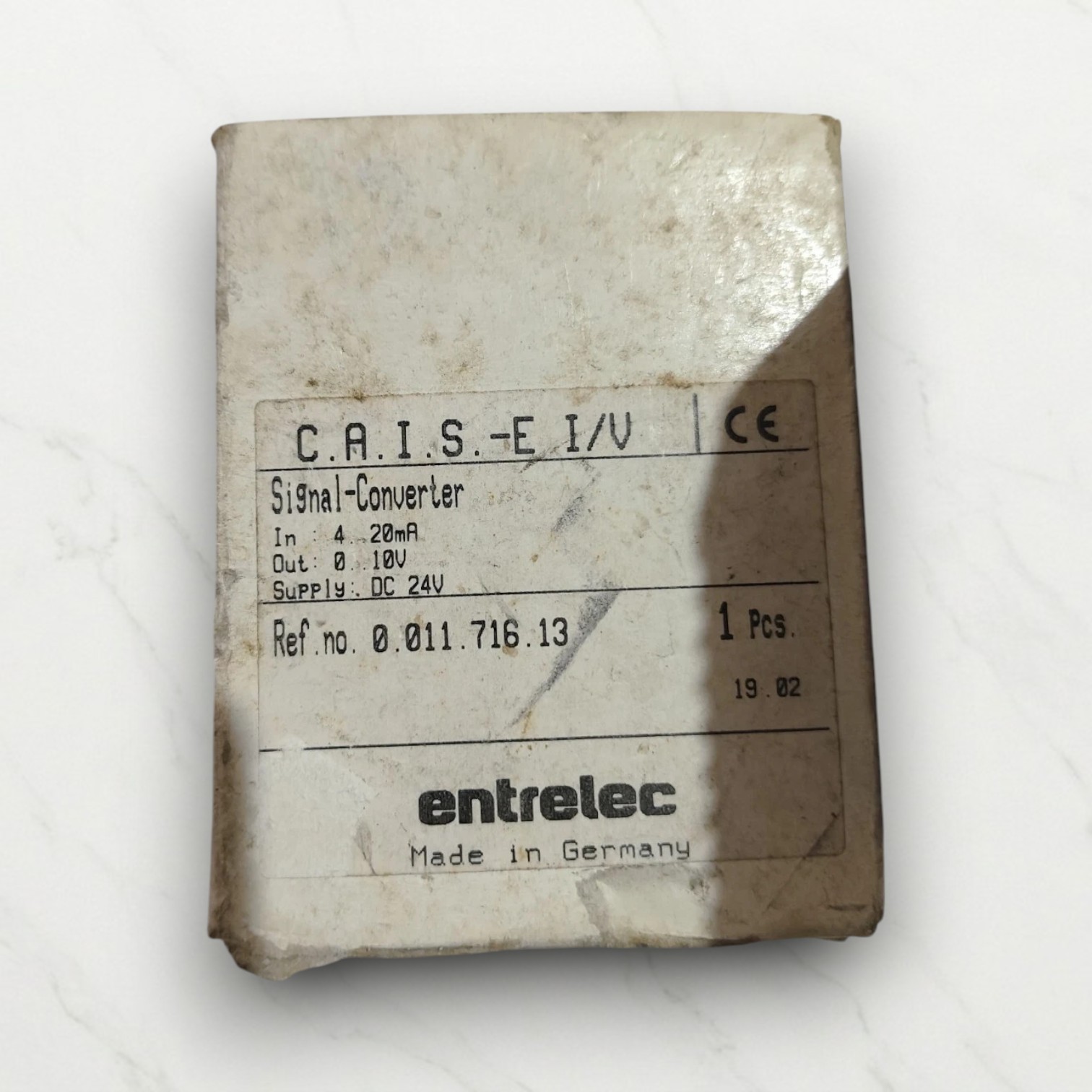 ENTRELEC C.A.I.S.-E I/V SIGNAL CONVERTER 24VDC FREE FAST SHIPPING