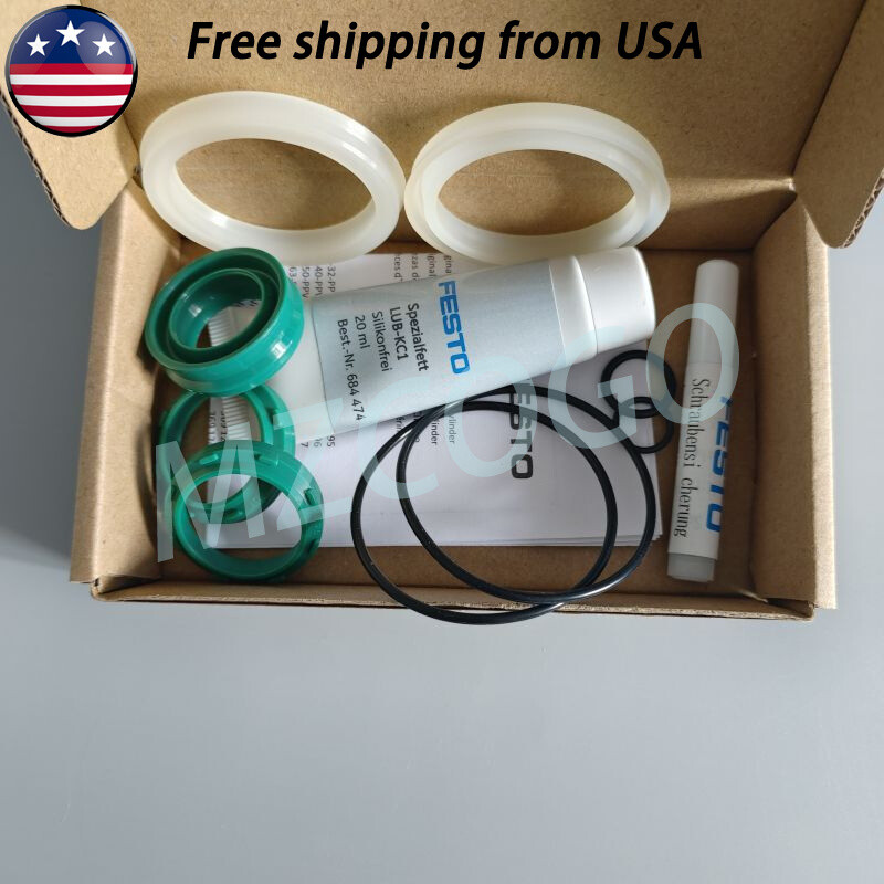 New In Box Cylinder Parts Repair Kit For FESTO DNG/DNU-50-PPV-A shipped from USA