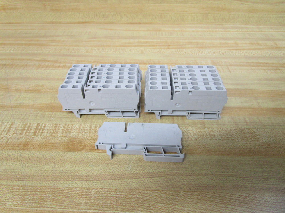 Weidmuller ZDU6/3 AN Feed Through Terminal ZDU63AN (Pack of 13)