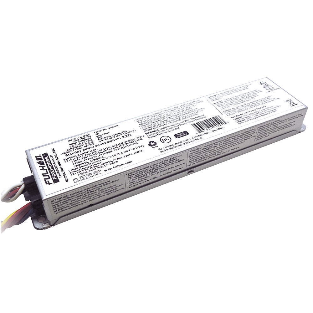 FULHAM FH7-UNV-500L-CEC Emergency FLUOR Ballast,FireHorse,42W 454U43