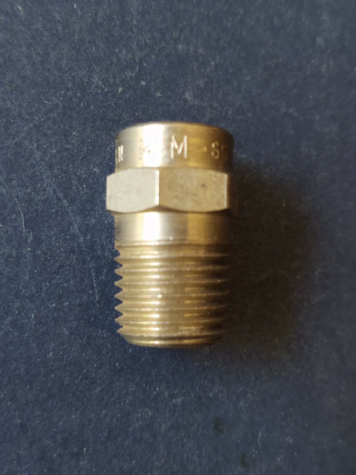 Delavan ¼ M-SS (Stainless Steel) Flat Spray Nozzle – WF-40 50⁰ Spray Angle NEW