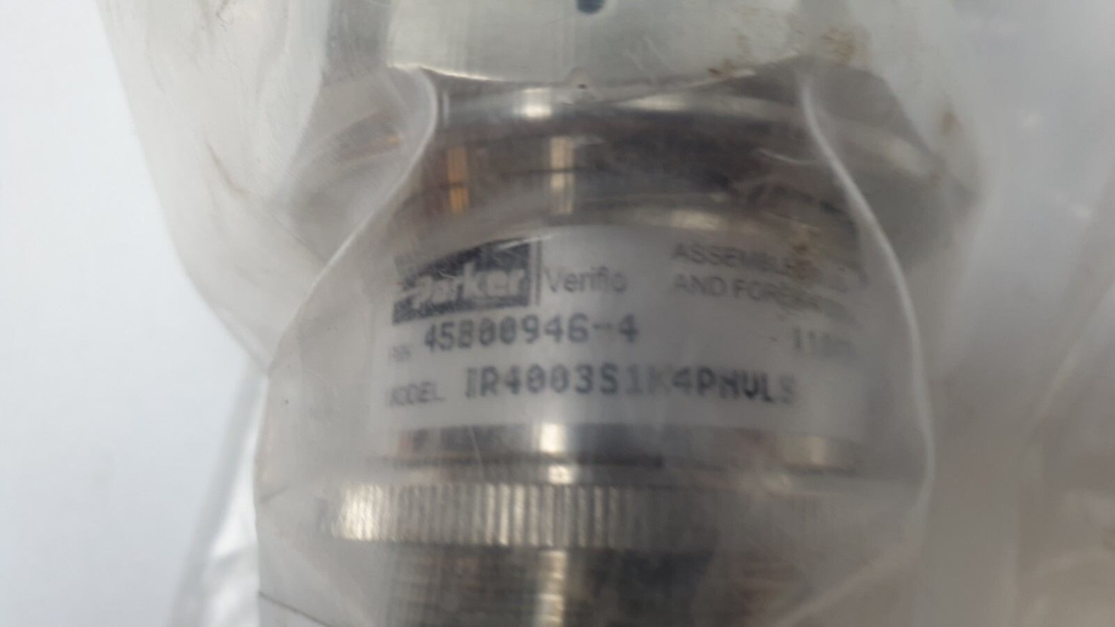 PARKER VERIFLO 45800946-4, IR4003S1K4PNVLS PRESSURE REGULATOR