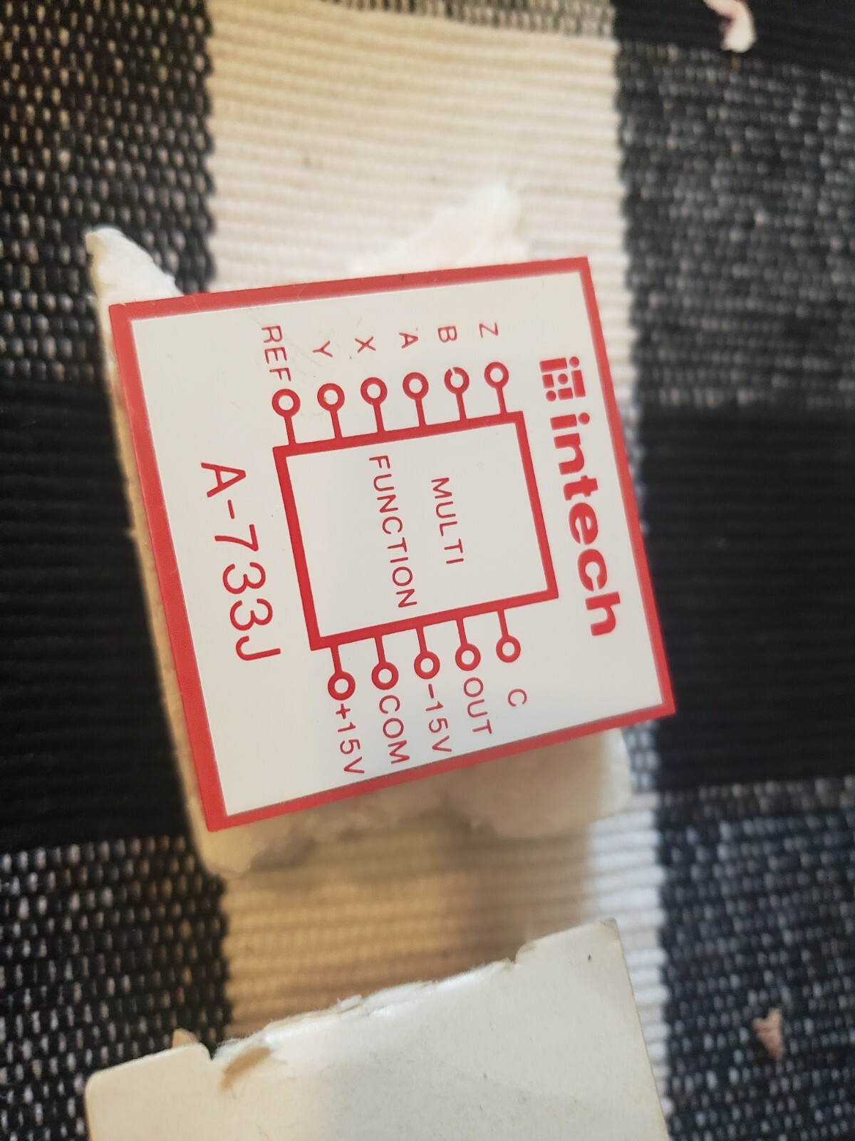 NEW Old Stock Intech Multi Functional Module Chip Red # A-733J / FMI
