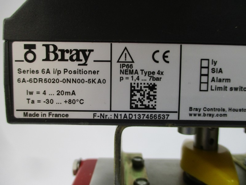 BRAY CONTROLS 416SS 125#/150# 92-0830-11300-532 6A-6DR5020-0NN00-5KA0 SERIES 30