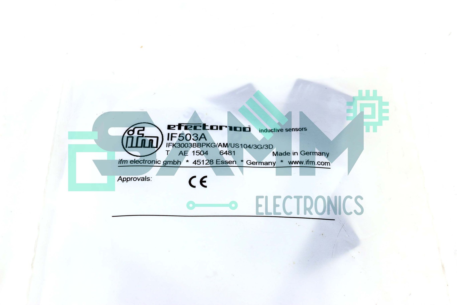 IFM ELECTRONIC 503A EFECTOR100 INDUCTIVE SENSOR IFK3003BBPKG/AM/US104/3G/3D New