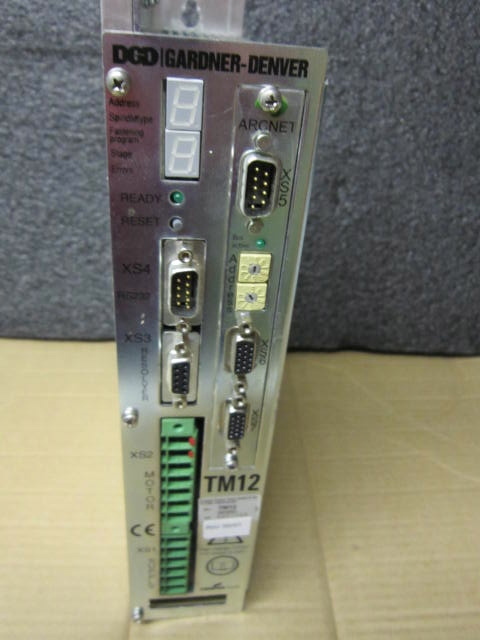 DGD GARDNER DENVER TM12 TIGHTENING SERVO DRIVE COOPER TOOLS (HBS)*
