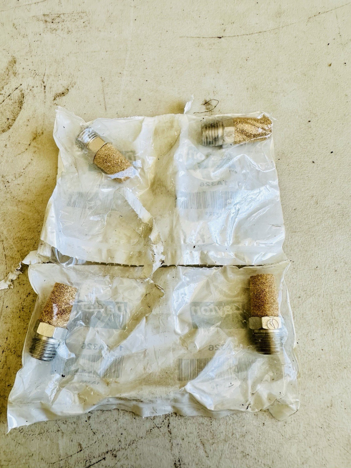 Lot Of 4! DAYTON 1A326 EXHAUST MUFFLER