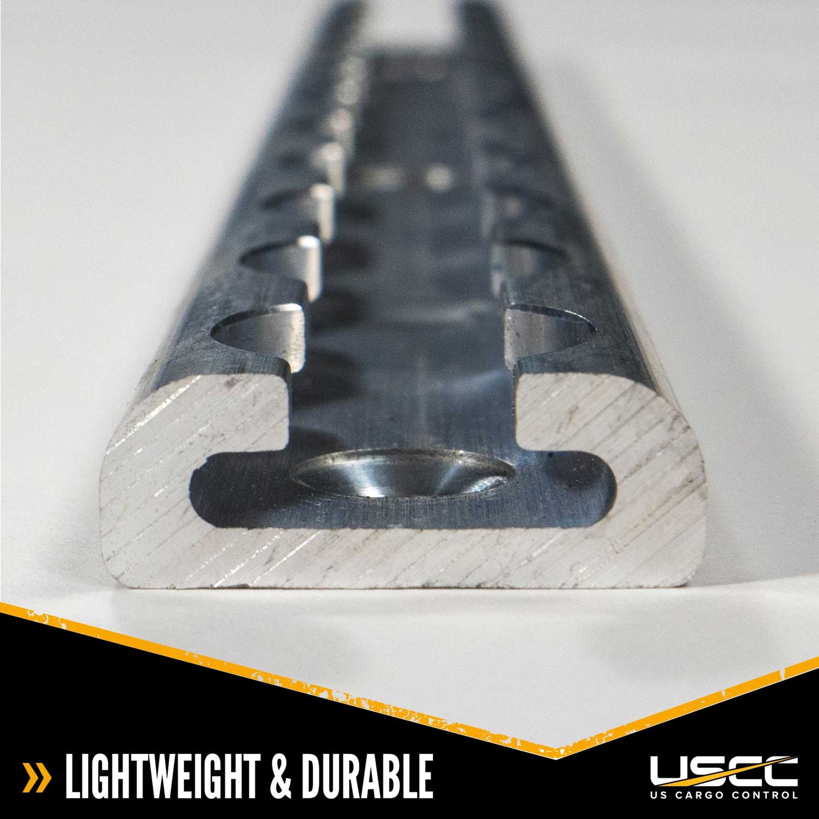 USCC 12″ Aluminum L Track – Secure Motorcycles, ATVs, Utility Tractors – 4PK