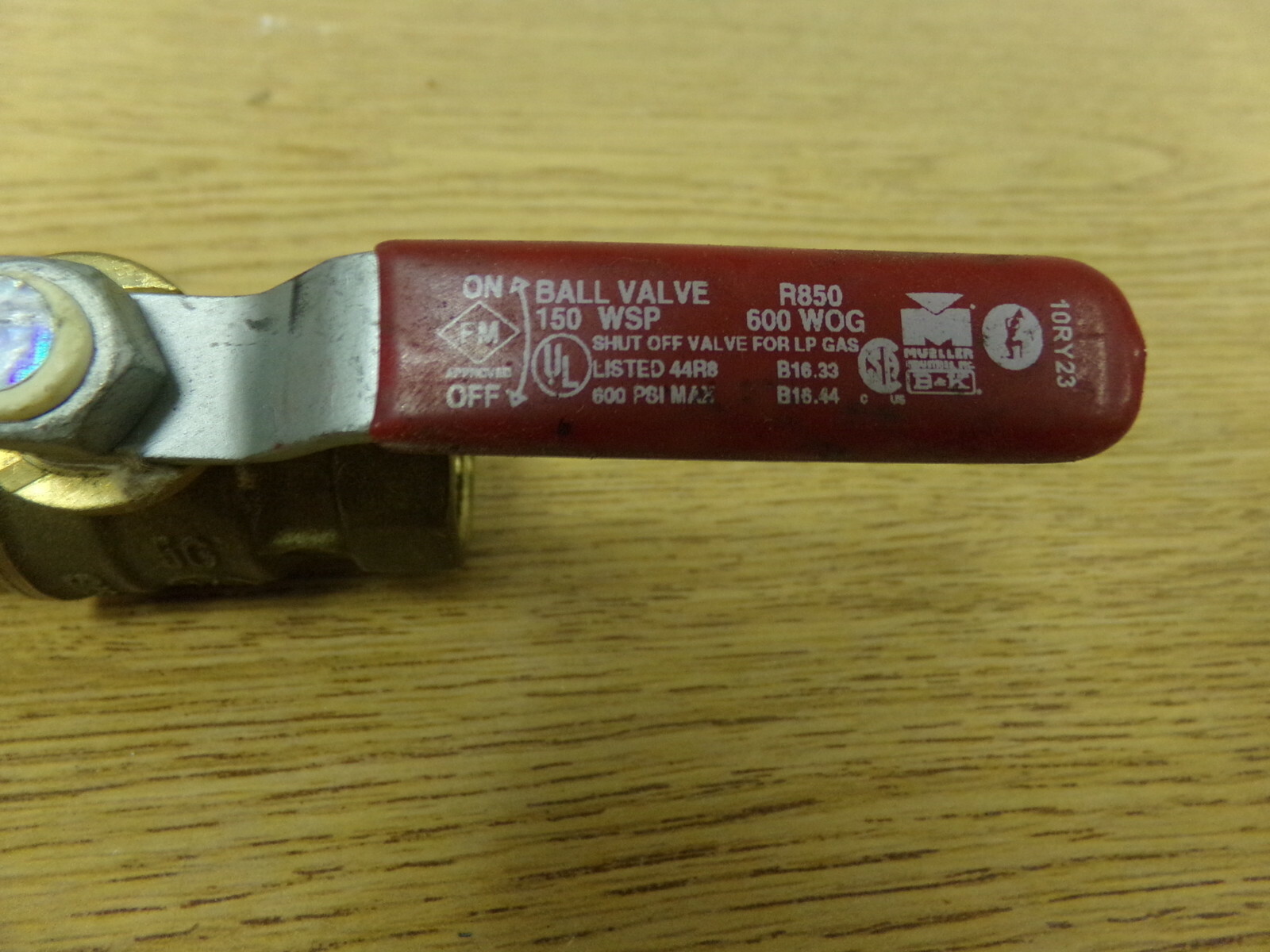 FM on/Off 150 WSP Shut Off Valve LP gas 10RY23 R850 600 WOG BL6.33 B16.44 5G 1/2
