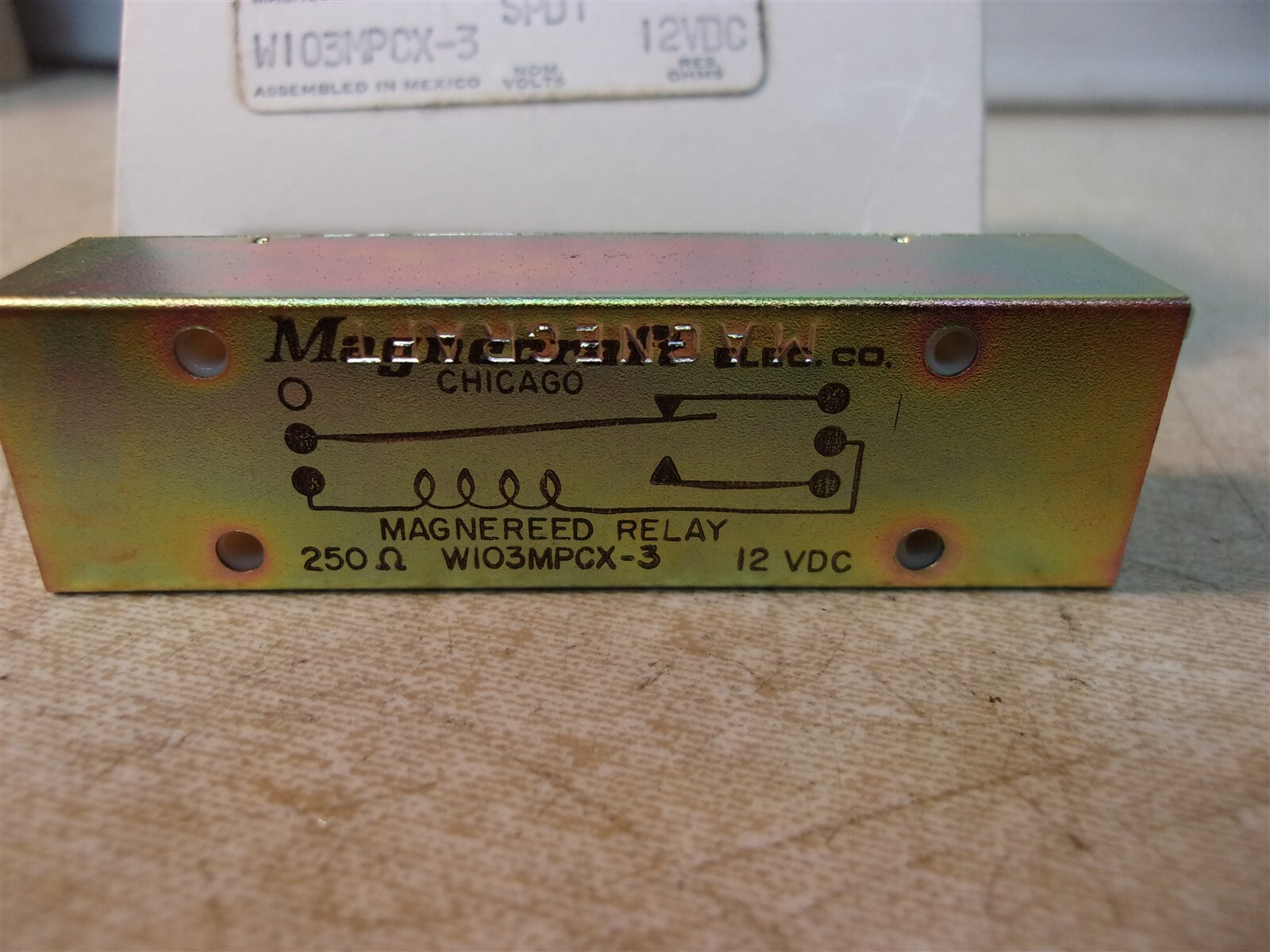 NEW Magnecraft W103MPCX-3 SPDT 12V DC Relay *FREE SHIPPING*