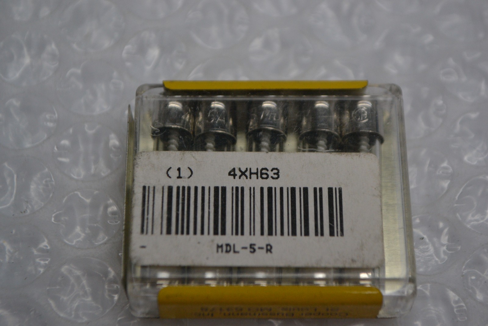 BUSSMANN MDL-5-R FUSE LOT OF 3 PKG OF 5 NSMP