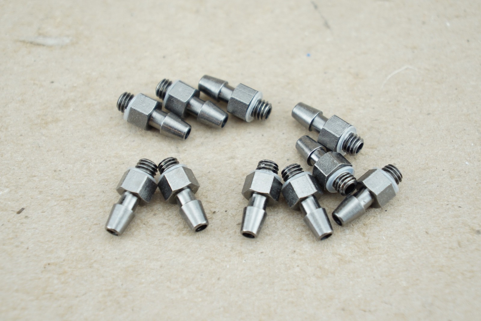 10 Pk Piab Hose Connector M5 D=4 01AC 3107030 Fittings B10-2 B15-2 B15MF D15-2