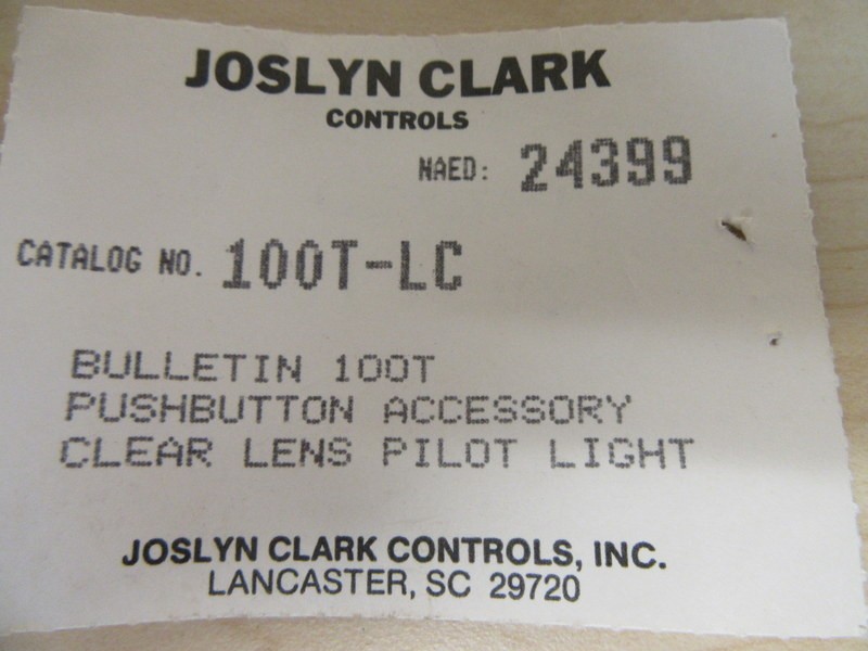 Joslyn Clark Sylvania 100T-LC Lens Cap