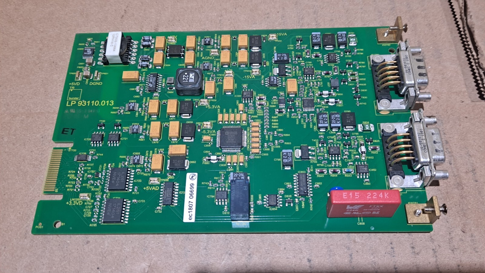 DIGIFORCE 9311 Press Force Monitor Control PCB Module LP 93110.013 FASTSHIPPING