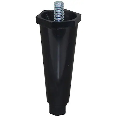 LEG 4IN BLACK PLASTIC 2R-1523B8301 for Star Mfg OEM part number STA2R-1523B8301