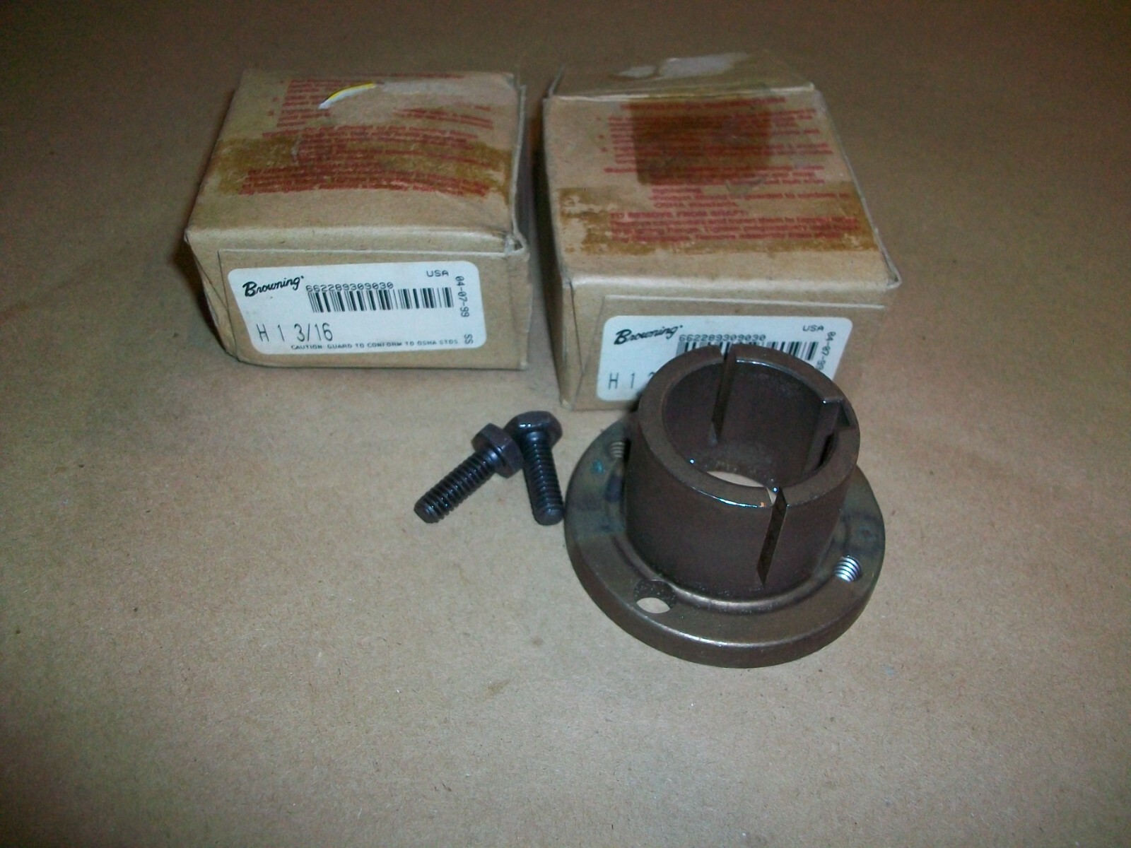 2pc BROWNING H-1 3/16″ TAPERED BUSHING NEW