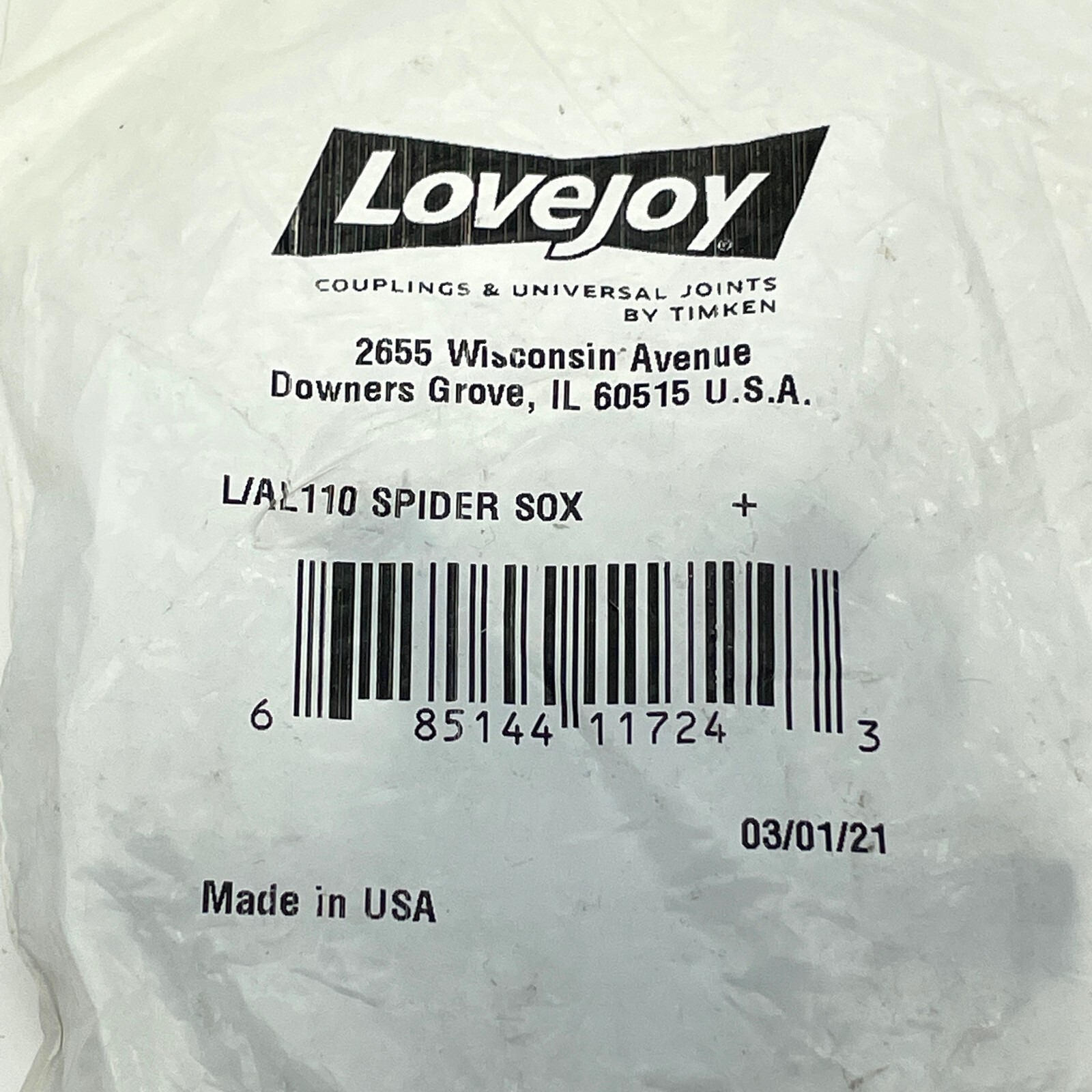 NEW Lovejoy L/AL110 Spider SOX 68514411724