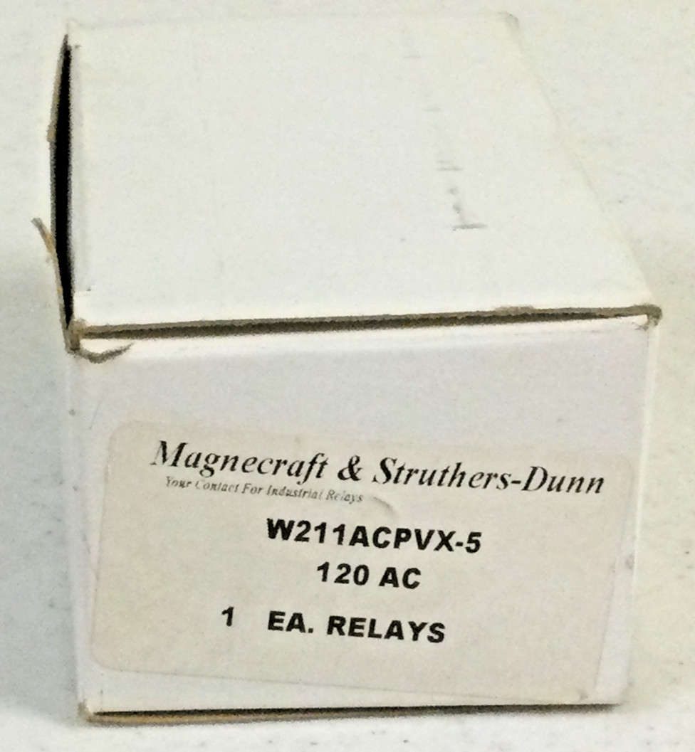 NEW, MAGNECRAFT W211ACPVX-5 120VAC TIME DELAY RELAY, FREE SHIPPING