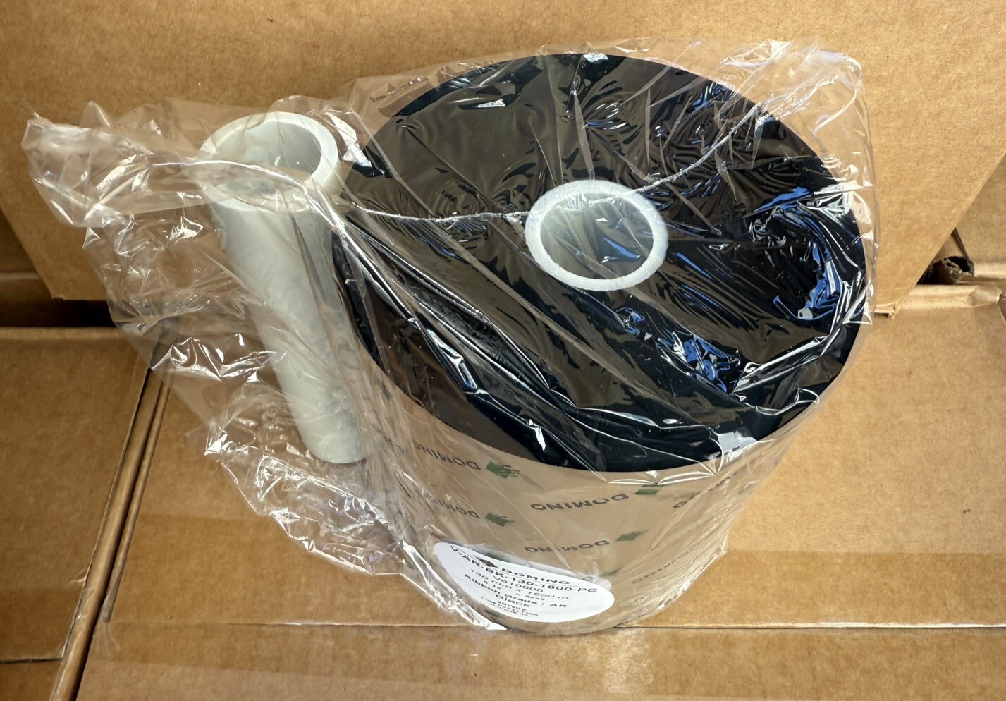 Box Of 5 Domino V-AR-BK-130-1600-PC Transfer Ribbon AR Black 130mm X 1600m *New