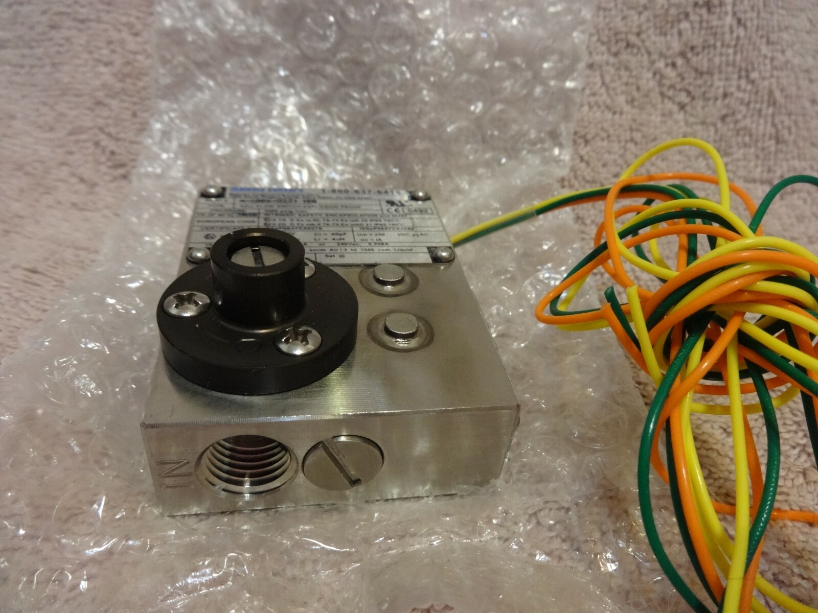 MALEMA SENSORS, M-100X Series Ex-proof Adjustable Flow Switches M-100X-S231-100