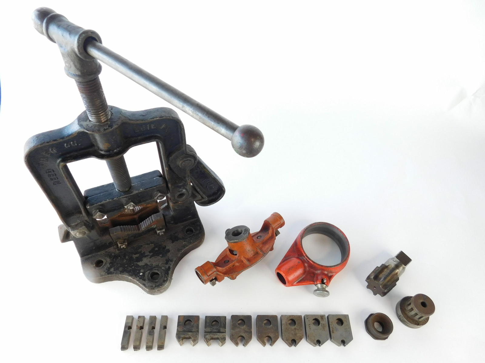 Pipe Threading Lot, Reed Mfg Company Pipe Vise, Clamp, Toledo Pipe Threading …
