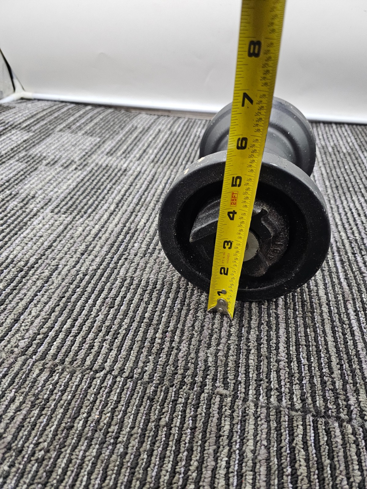 Bottom Track Roller 7-1/4 Inches x 5 Inches Black