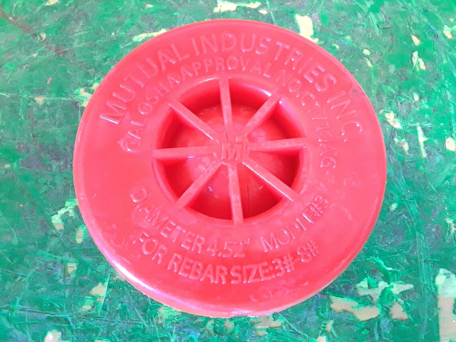 🟠MUTUAL INDUSTRIES INC OSHA REBAR CAPS PESSCO IS OFFERING 1 C092221-2 🗽