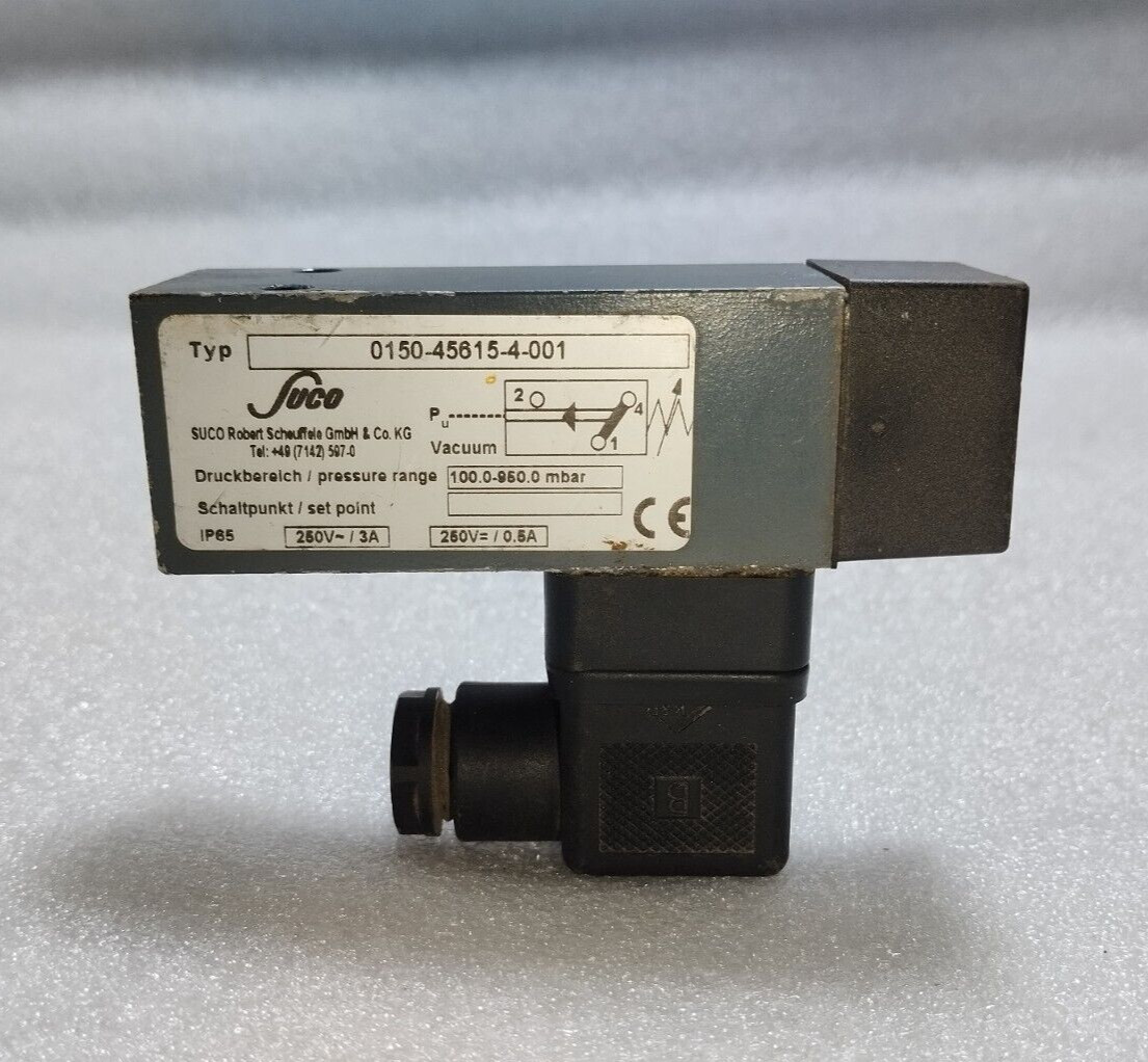 Suco 0150-45615-4-001 IP65 Pressure Range 100.0-950.0 mbar 250V/3A 250V= / 0.5A