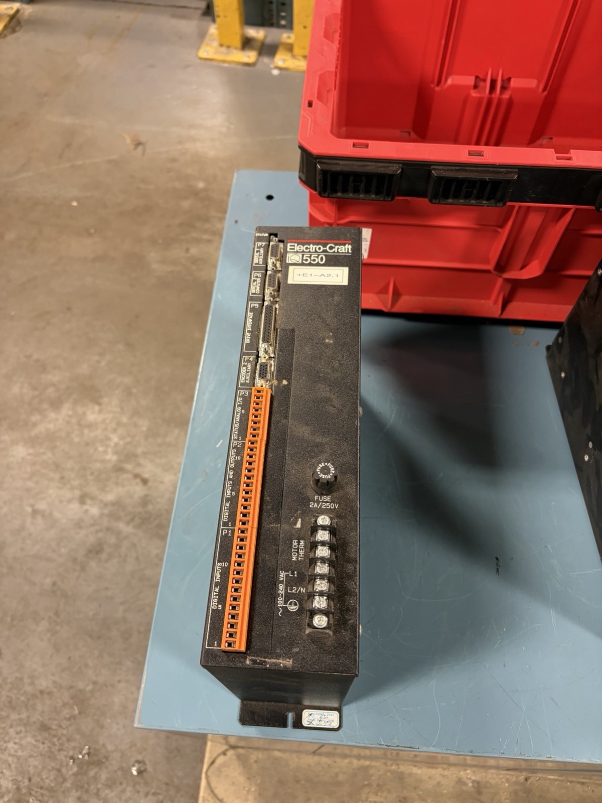 Electro-Craft PCM 550 9101-2165 120/240VAC Servo Controller 1Ph 50/60Hz 2/1FLA