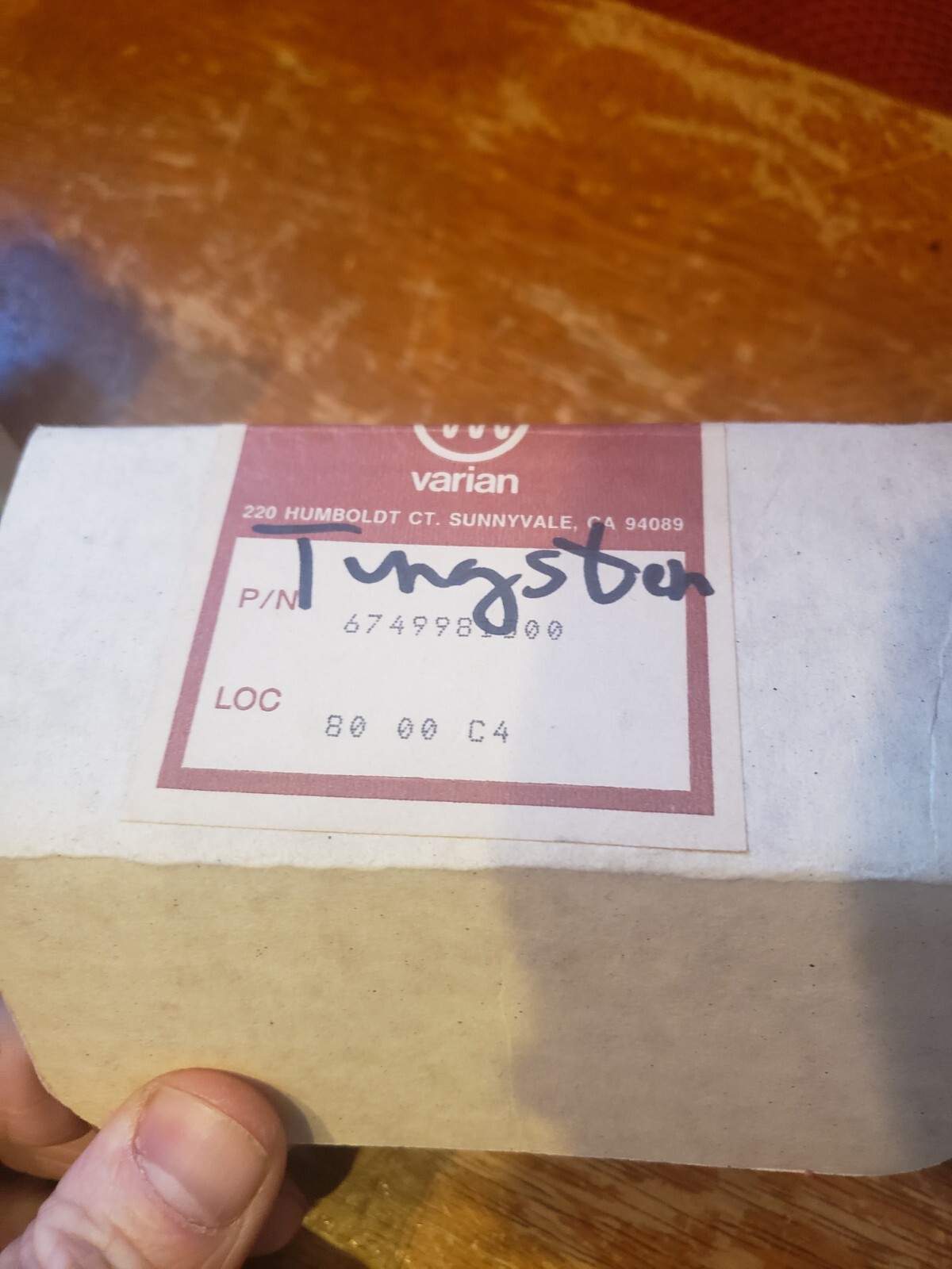 NEW Old Stock Varian 210 219 Tungsten Lamp bulb spectrophotometer # 6749981500 +