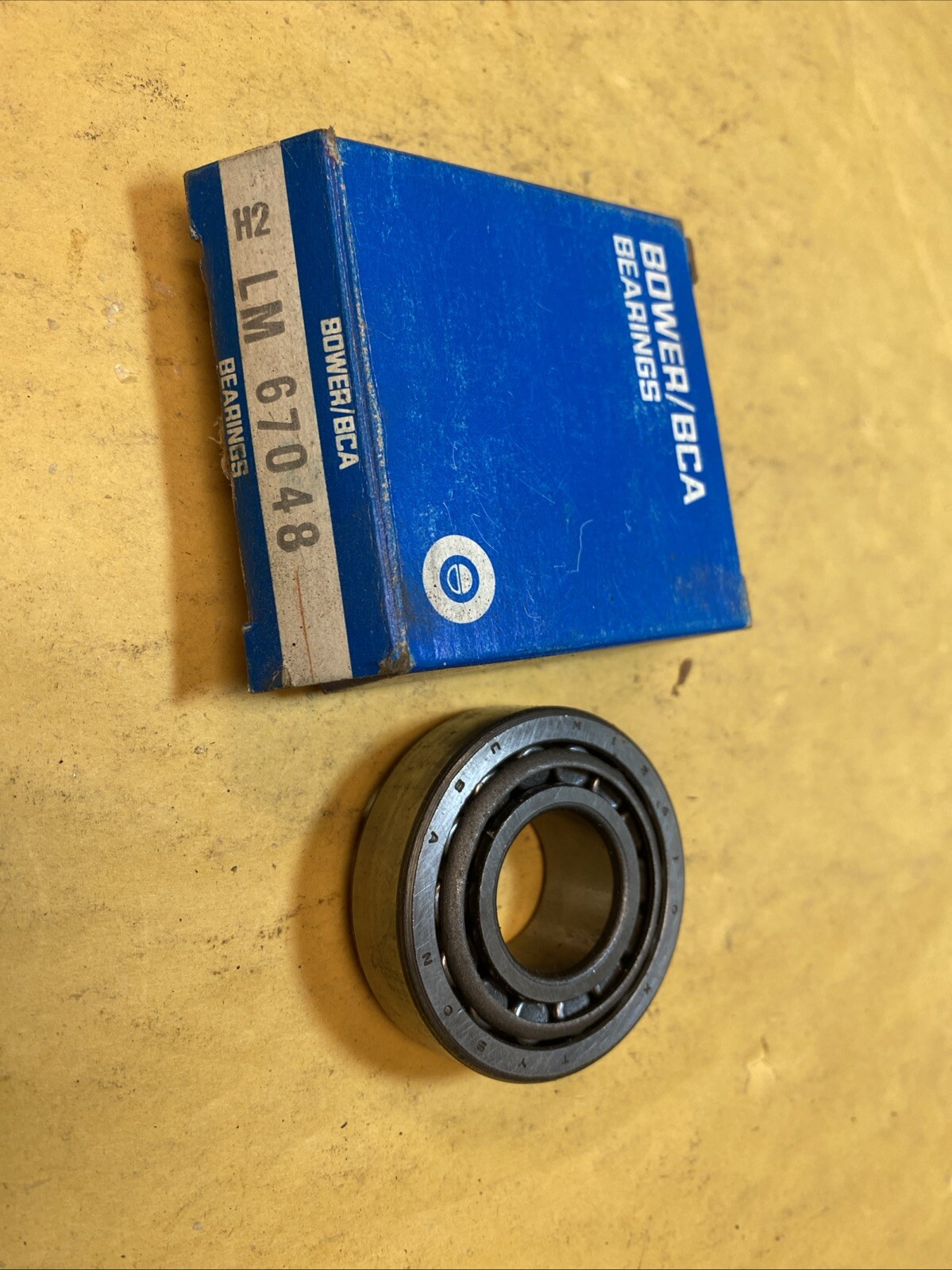 Bower BCA Federal Mogul LM67048 Bearing! TYSON Bearing Inside! F+S!