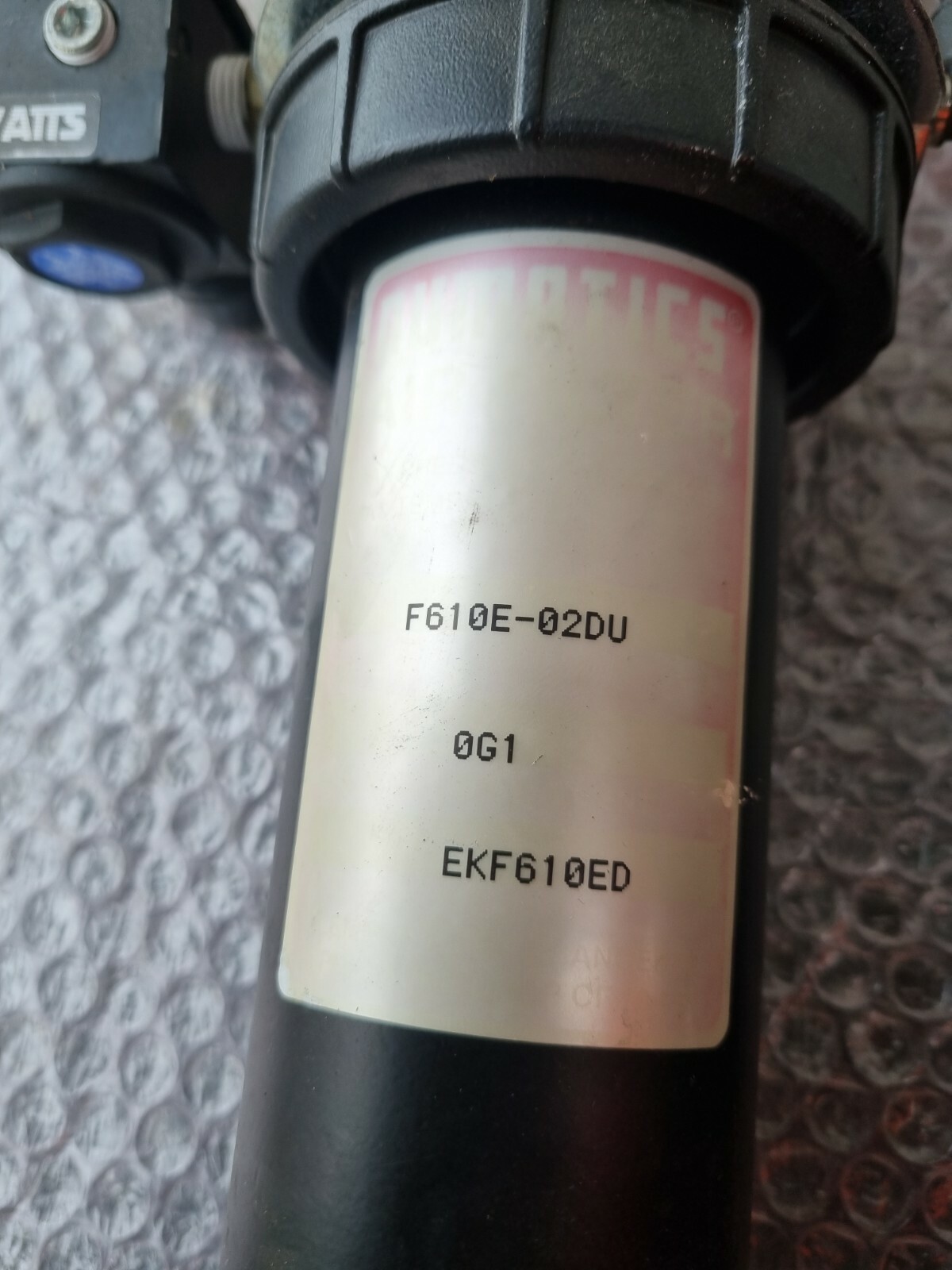NUMATICS F610E-02DU EKF610ED FILTER W/ WATTS R35-02CG REGULATOR (RS2.2B1)