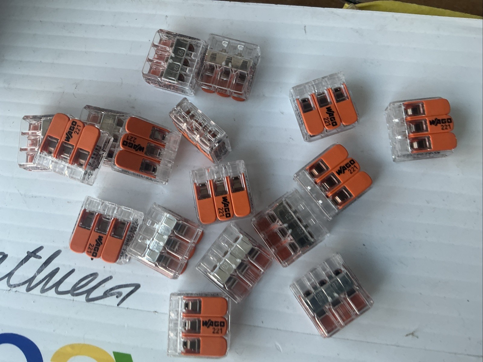 WAGO 212-413 LEVER NUTS 3X AWG 24-12 Cu (Lot Of 50) 920325712 New