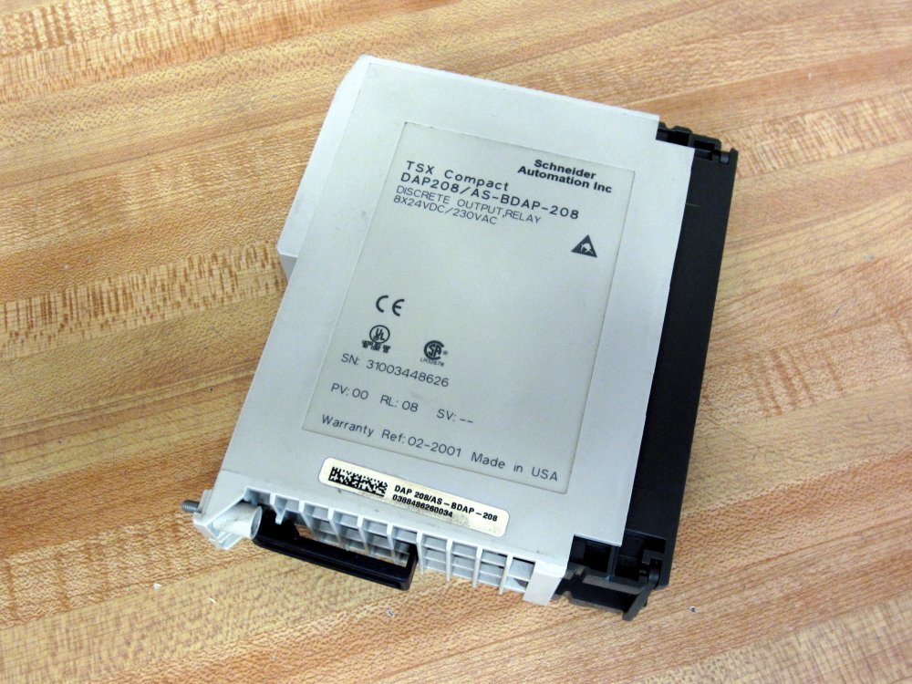 Schneider DAP 208/AS-BDAP-208 Output Relay DAP208ASBDAP208