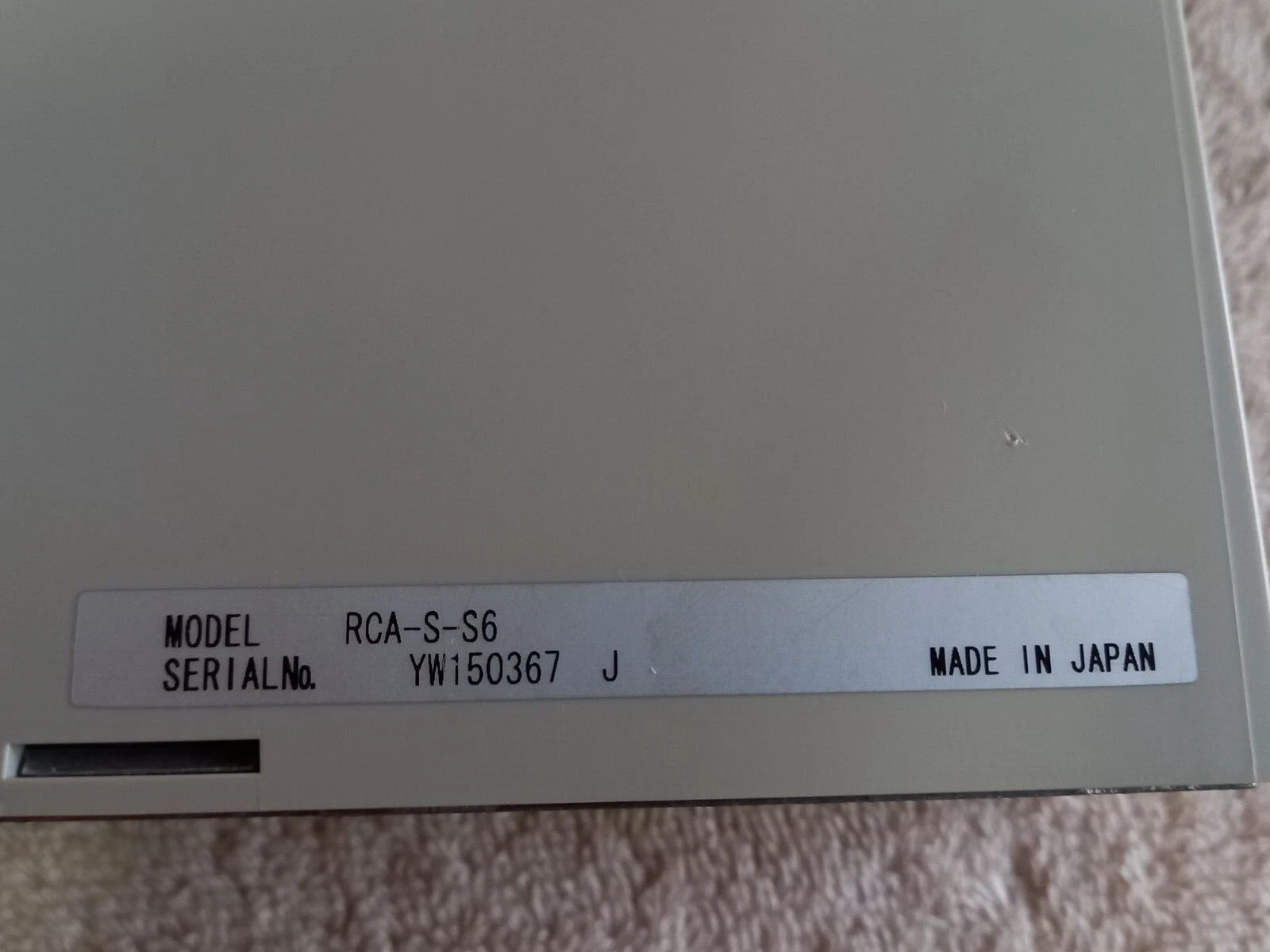 ROBO RCA-S-S6 used