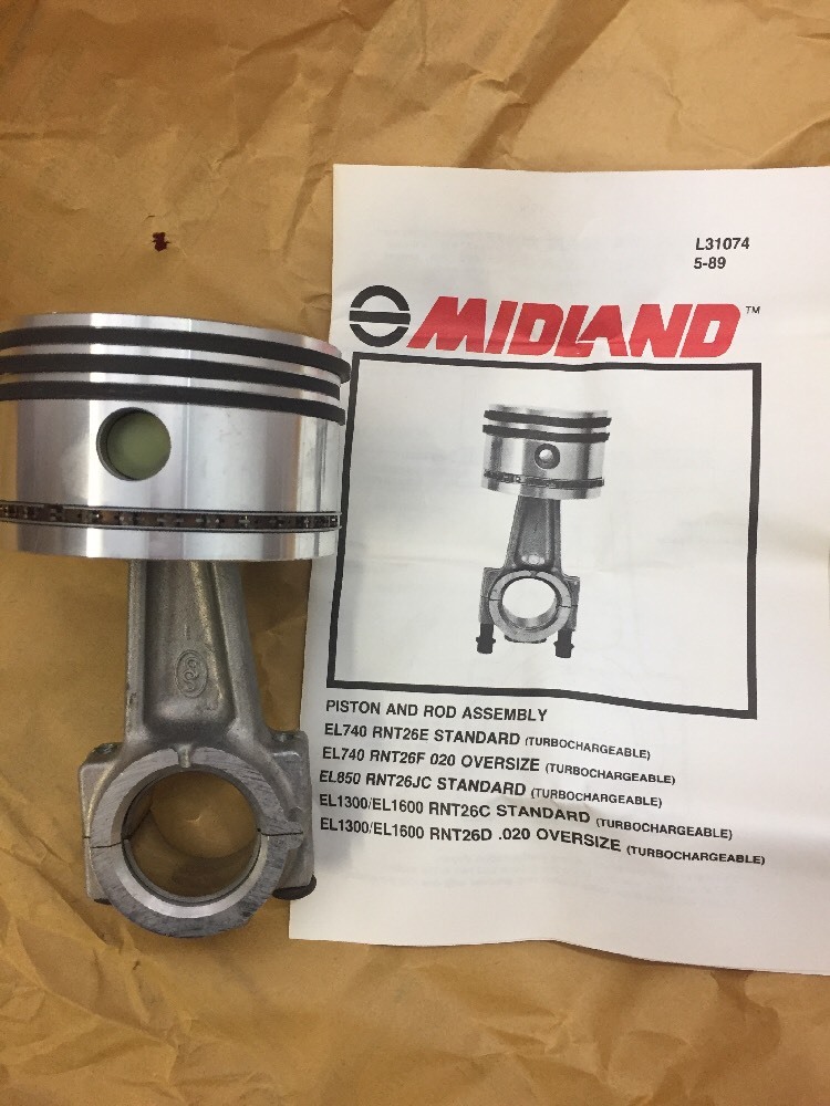 NEW MIDLAND Compressor Parts Kit RNT-26-JC Rod, Piston, Bolts, Ring, Instruction