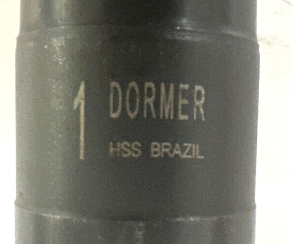 DORMER TAPER SHANK SPIRAL FLUTE DRILL BIT 1″ OAD X 11″ OAL HSS 6-1/2″ FLUTE MT3