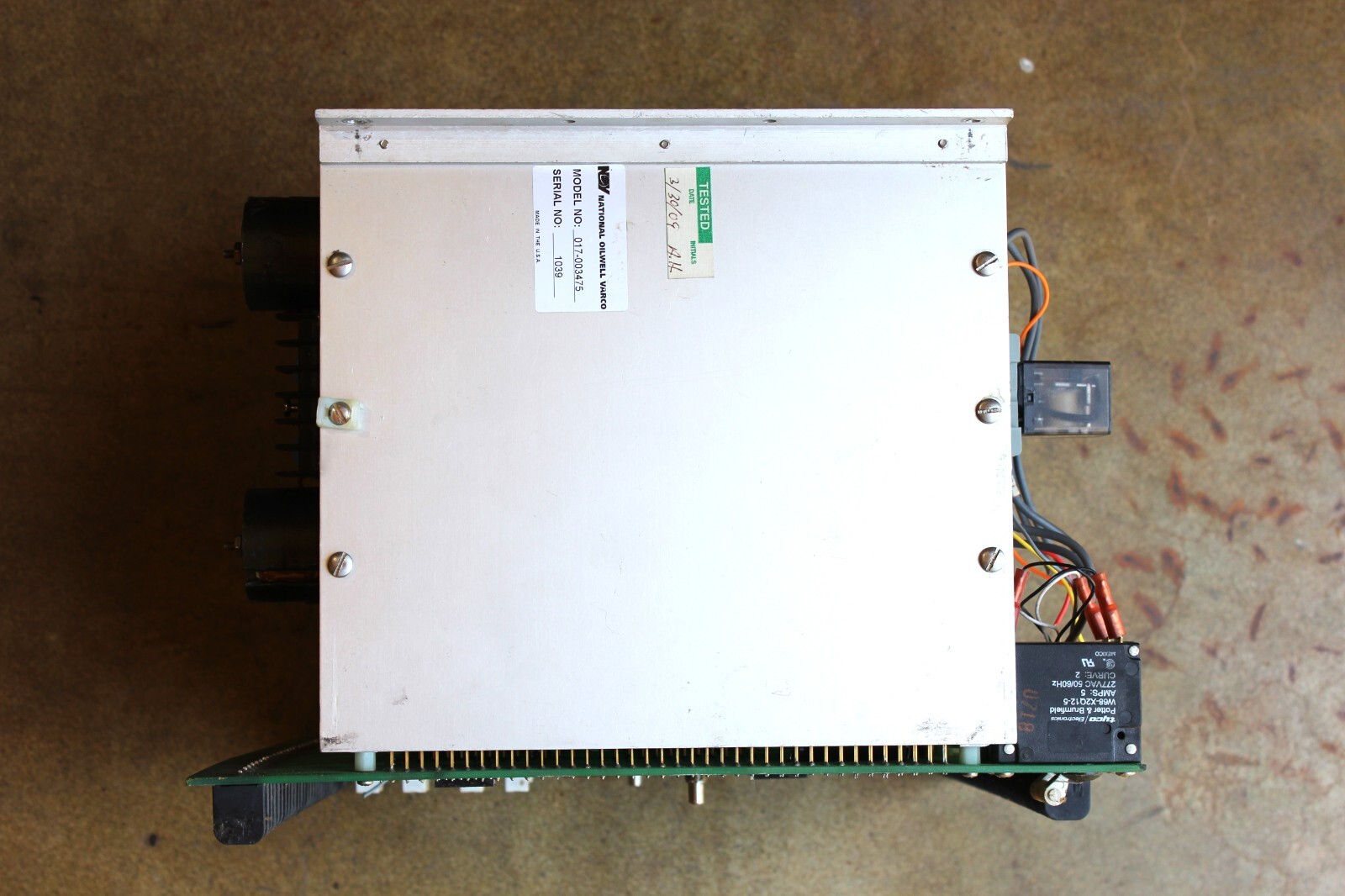 NOV INTEGRATED POWER SYSTEMS IPS POWER SUPPLY 016-002500 MOTHERBOARD SN# 1039
