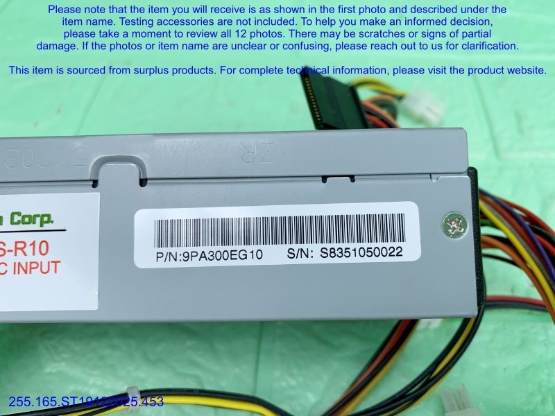 iEi ACE-A630B-RS-R10 Power Supply as in photos, sn:0022, DHL