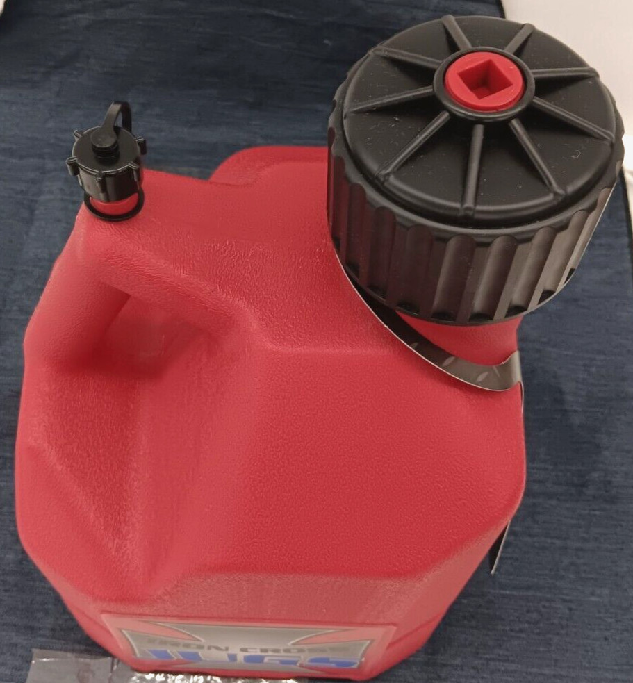 IRONCROSS 3 GALLON RED MULTIPURPOSE JUG DURABLE HIGH DENSITY POLYETHYLENE