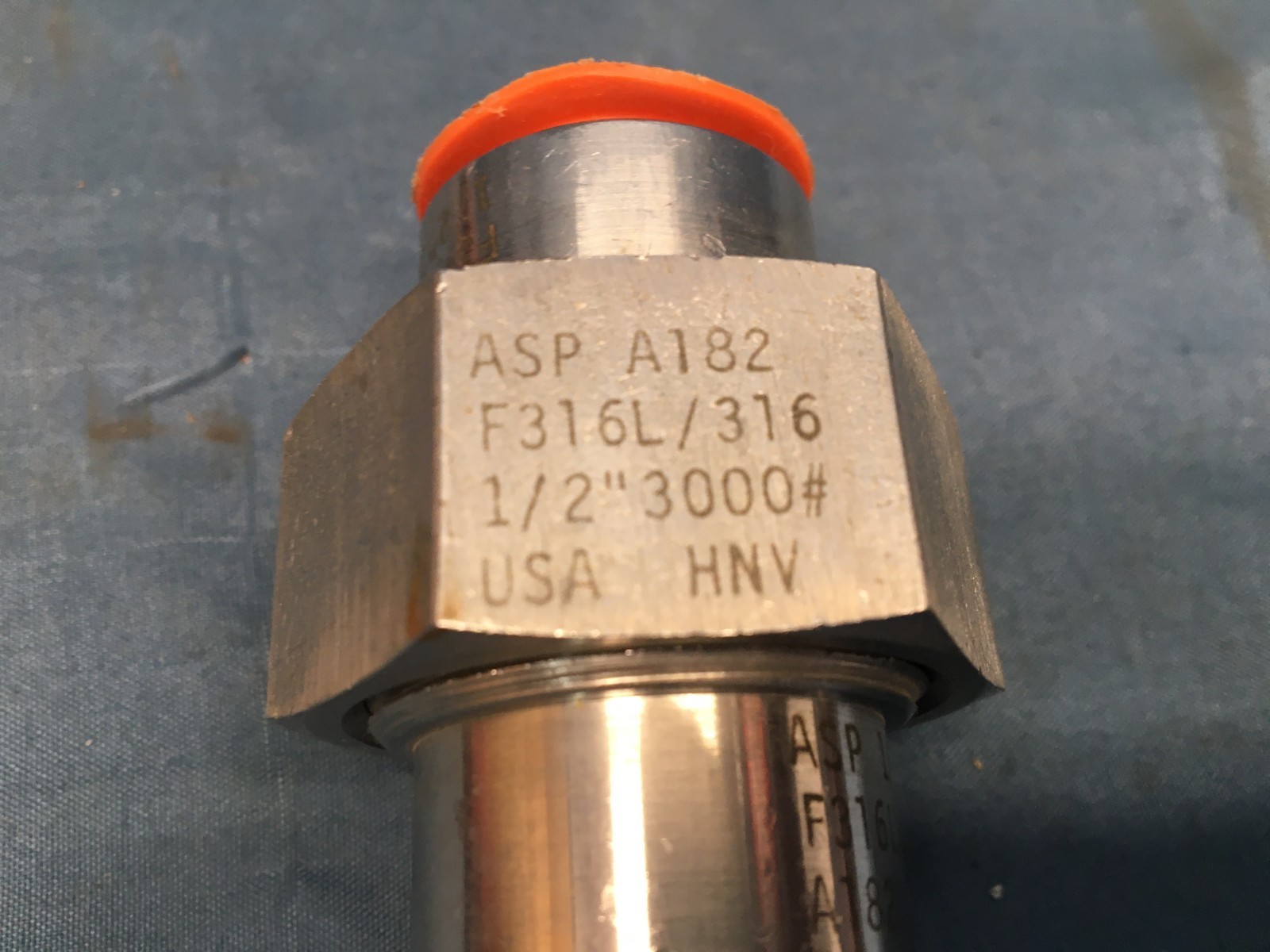 ASP A182 F316L/316 1/2″ 3000WOG Connector Coupling Stainless Steel USA