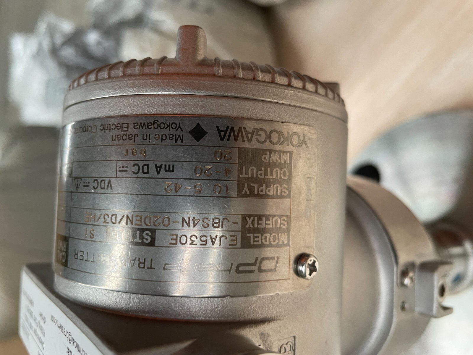 Yokogawa D Harp Gauge Pressure Transmitter Model EJA530E -1-6 bar