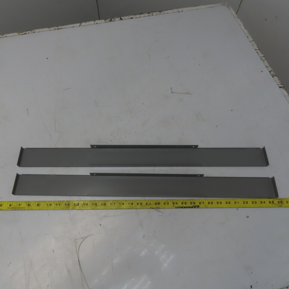 Stanley Vidmar 5-100-340-21 30″ Cabinet Metal Base Cover Gray Lot of 2